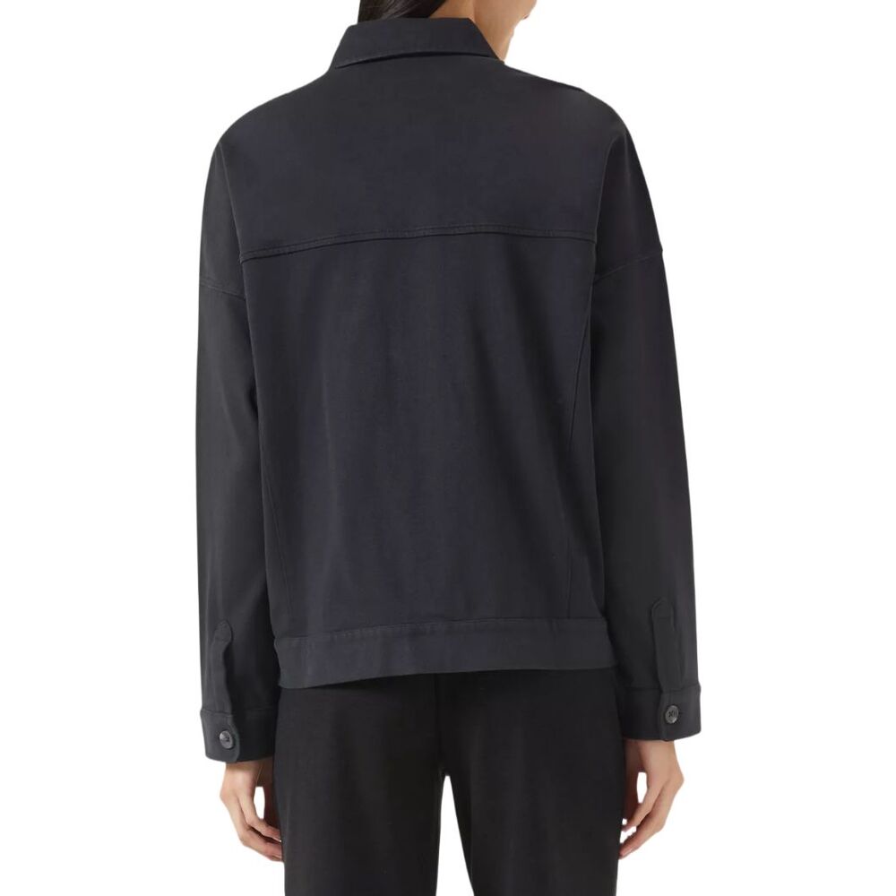 Vuori Mackenzie Jacket Medium Washed Black Cotton Shacket Chore Coat Inspo NWT - Picture 6 of 16